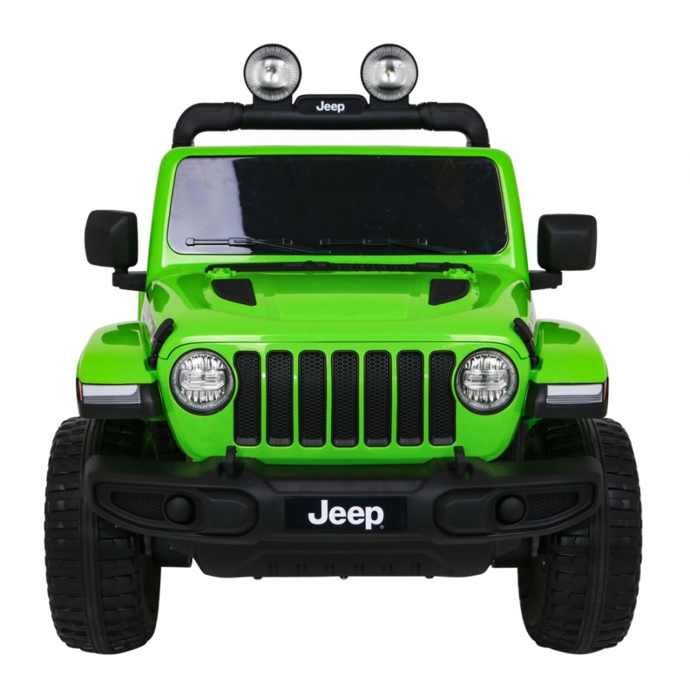 Elektromobilis Jeep Wrangler Rubicon, Green-Elektromobiliai vaikams, Visureigiai-e-vaikas