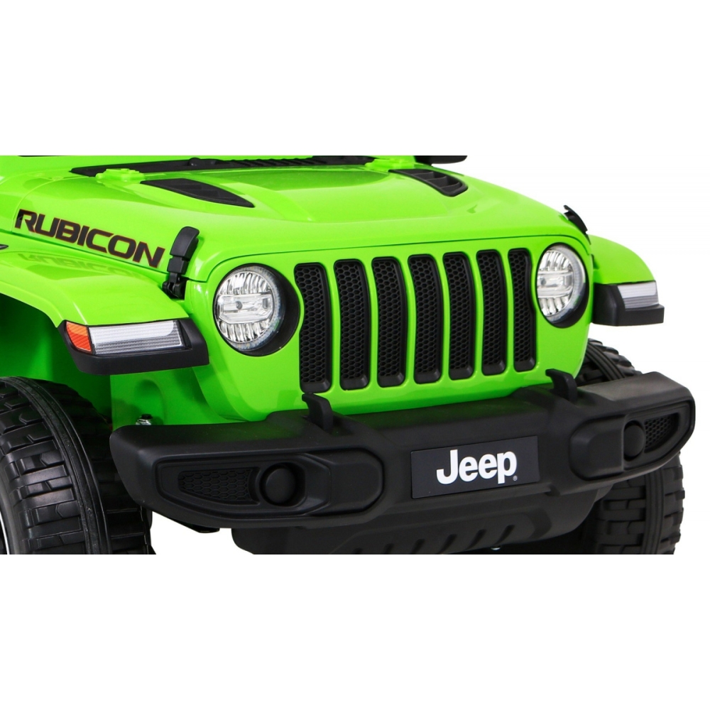Elektromobilis Jeep Wrangler Rubicon, Green-Elektromobiliai vaikams, Visureigiai-e-vaikas