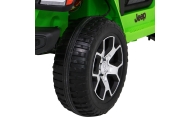 Elektromobilis Jeep Wrangler Rubicon, Green-Elektromobiliai vaikams, Visureigiai-e-vaikas