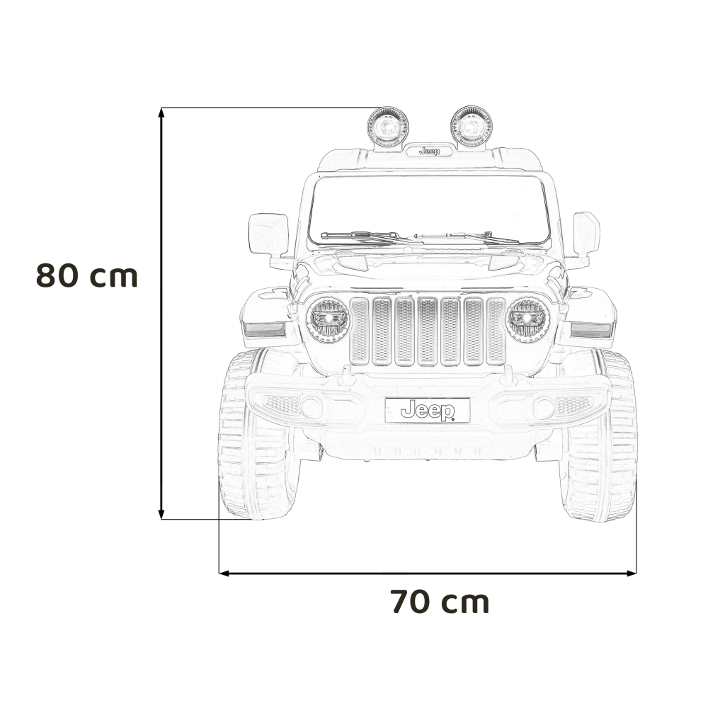 Elektromobilis Jeep Wrangler Rubicon, Green-Elektromobiliai vaikams, Visureigiai-e-vaikas