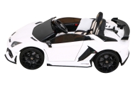 Lamborghini SVJ DRIFT dla 2 dzieci Biały + Funkcja driftu + Pilot