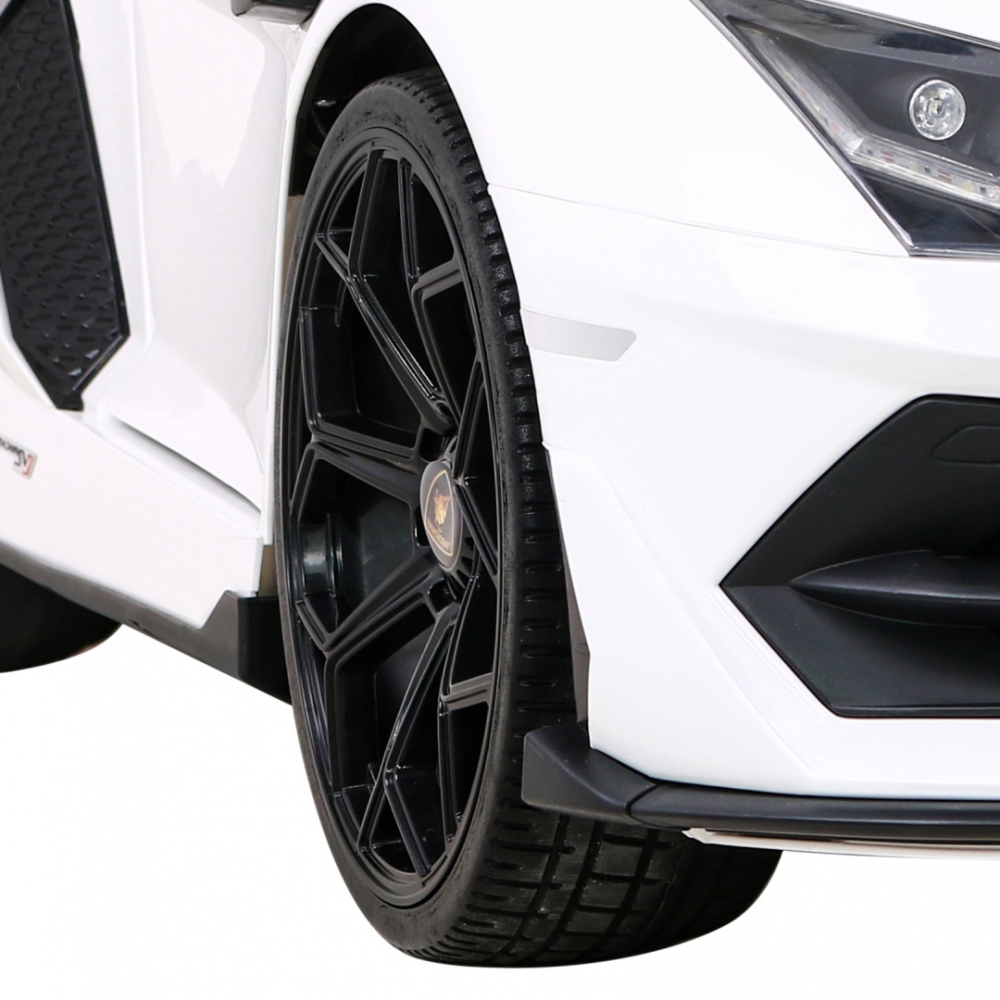Lamborghini SVJ DRIFT dla 2 dzieci Biały + Funkcja driftu + Pilot