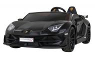 Lamborghini SVJ DRIFT dla 2 dzieci Czarny + Funkcja driftu + Pilot + MP3 LED + Wolny Start
