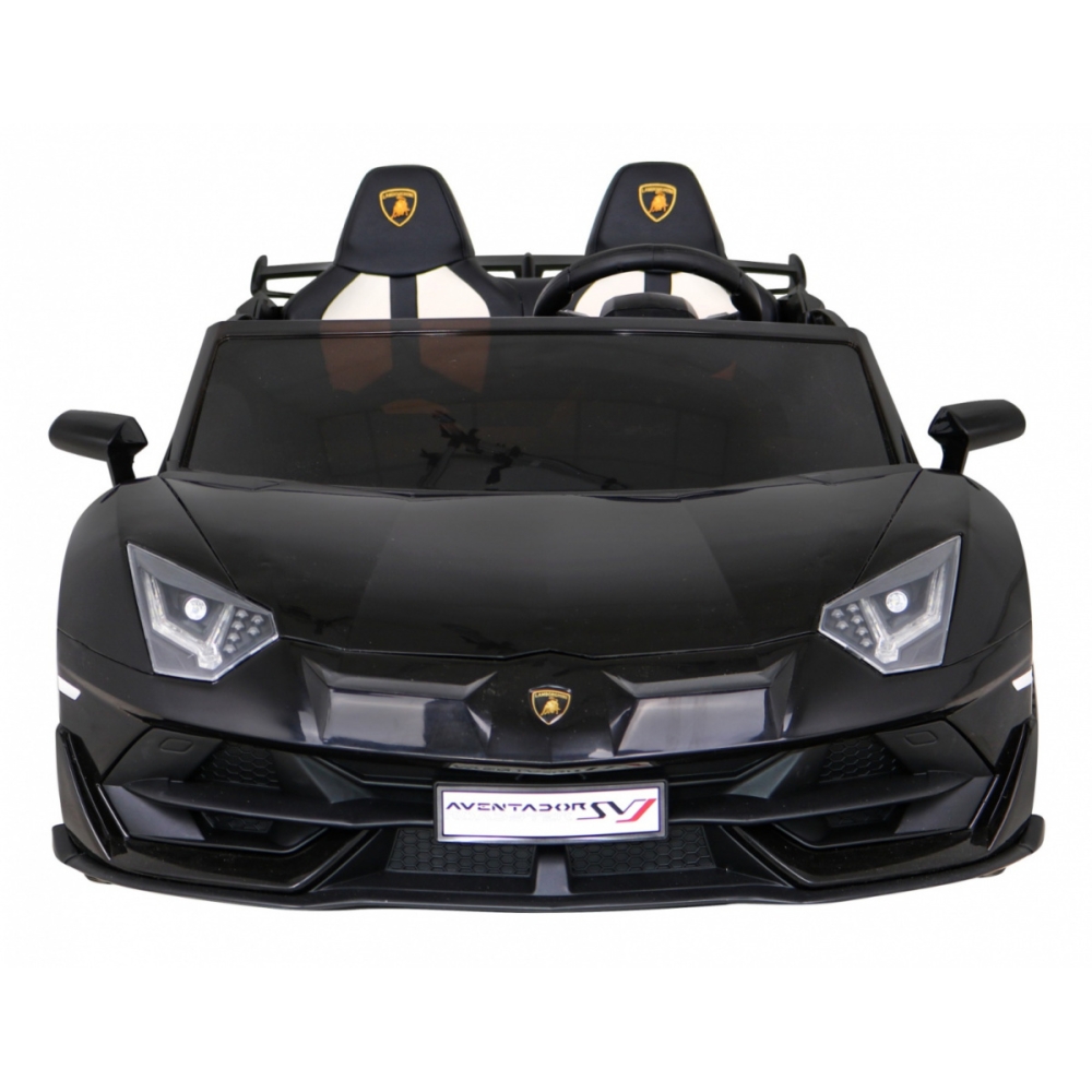 Dvivietis elektromobilis Lamborghini SVJ DRIFT, Black-Elektromobiliai vaikams, Mašinos-e-vaikas