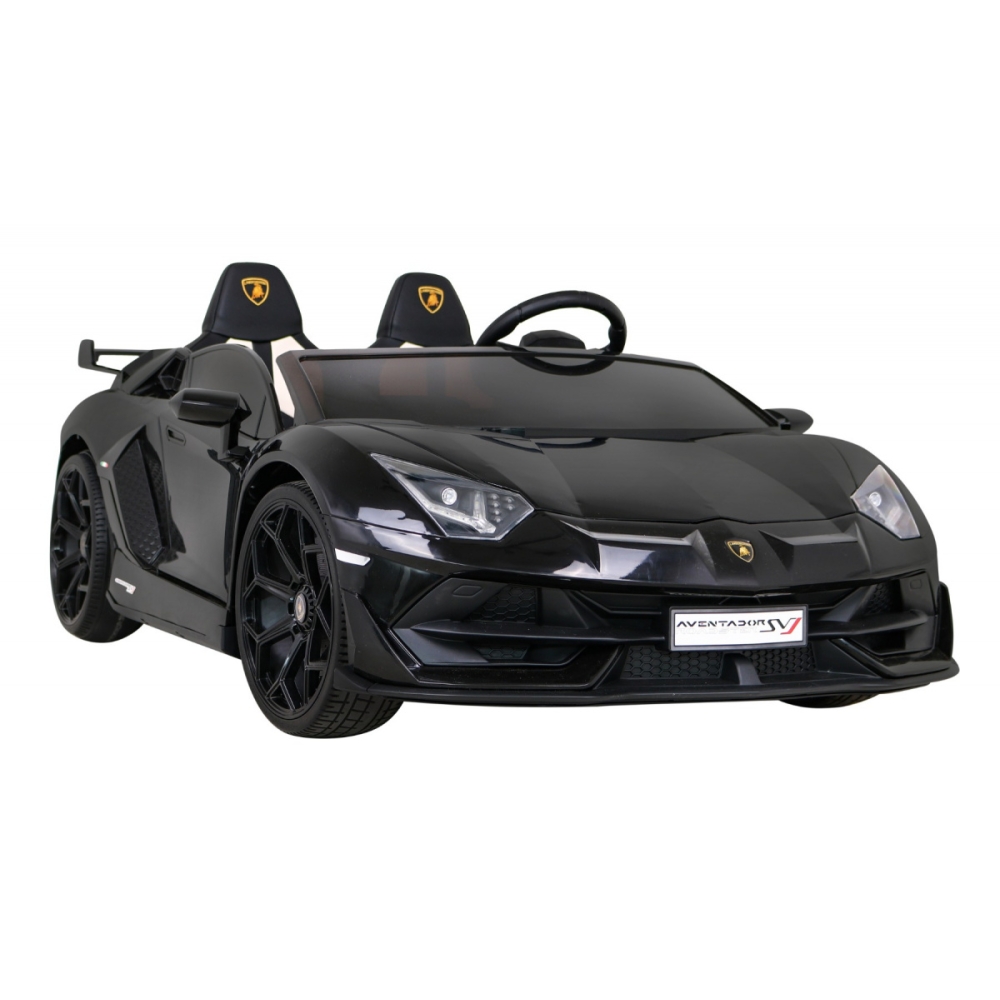 Dvivietis elektromobilis Lamborghini SVJ DRIFT, Black-Elektromobiliai vaikams, Mašinos-e-vaikas