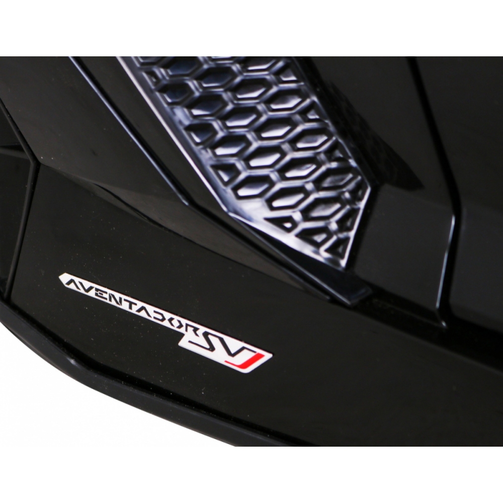 Dvivietis elektromobilis Lamborghini SVJ DRIFT, Black-Elektromobiliai vaikams, Mašinos-e-vaikas