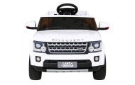 Land Rover Discovery Autko elektryczne dla dzieci Biały + Pilot + Koła EVA + Wolny Start + Radio MP3