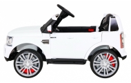 Elektromobilis Land Rover Discovery, baltas-Elektromobiliai vaikams, Visureigiai-e-vaikas