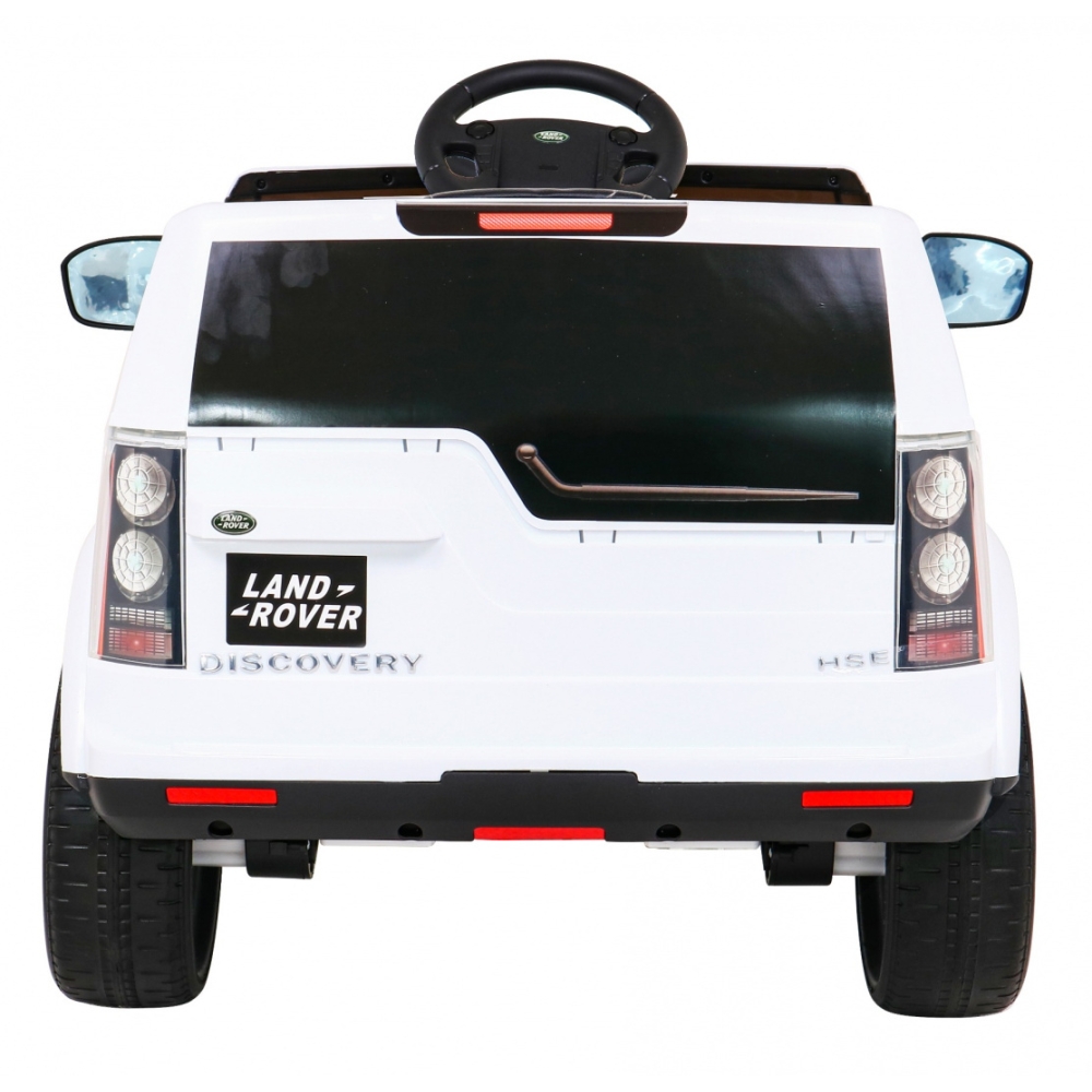 Elektromobilis Land Rover Discovery, baltas-Elektromobiliai vaikams, Visureigiai-e-vaikas