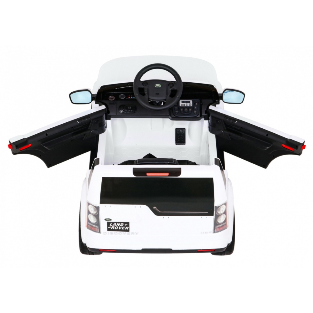 Elektromobilis Land Rover Discovery, baltas-Elektromobiliai vaikams, Visureigiai-e-vaikas