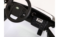 Elektromobilis Land Rover Discovery, baltas-Elektromobiliai vaikams, Visureigiai-e-vaikas