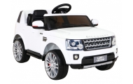 Elektromobilis Land Rover Discovery, baltas-Elektromobiliai vaikams, Visureigiai-e-vaikas
