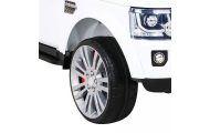 Elektromobilis Land Rover Discovery, baltas-Elektromobiliai vaikams, Visureigiai-e-vaikas