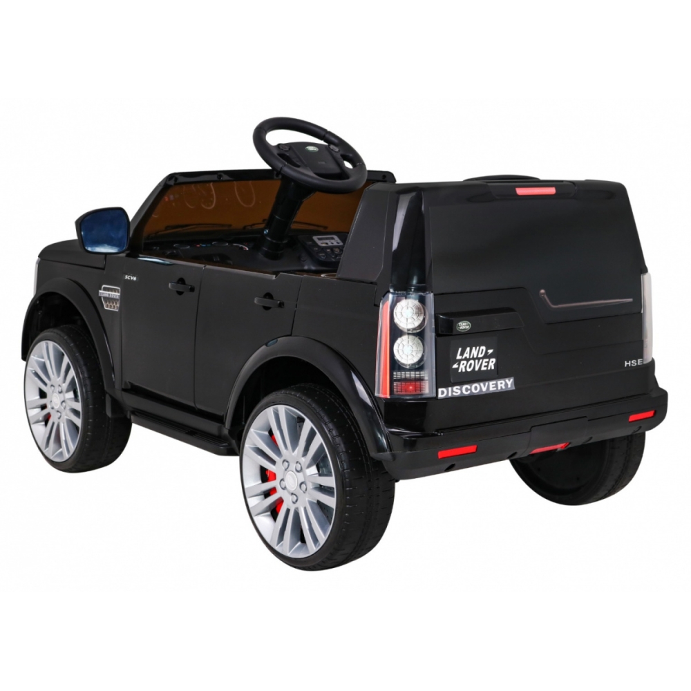 Elektromobilis Land Rover Discovery, juodas-Elektromobiliai vaikams, Visureigiai-e-vaikas