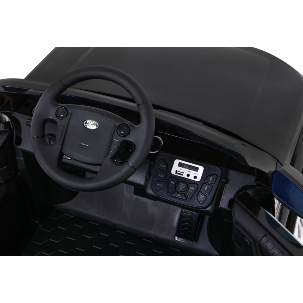 Elektromobilis Land Rover Discovery, juodas-Elektromobiliai vaikams, Visureigiai-e-vaikas