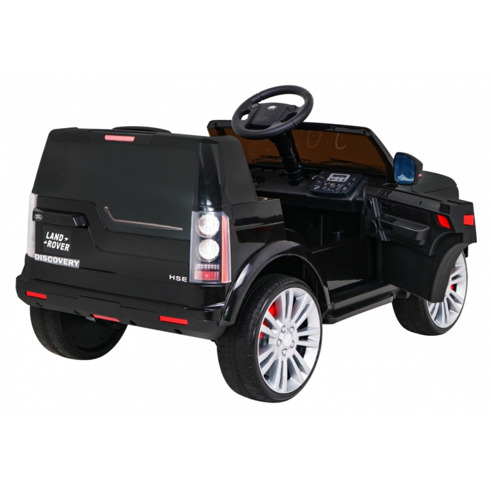 Elektromobilis Land Rover Discovery, juodas-Elektromobiliai vaikams, Visureigiai-e-vaikas