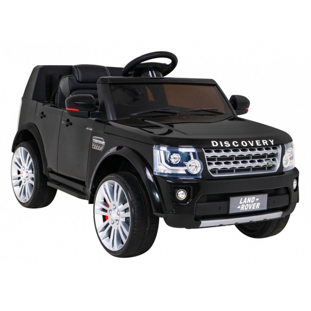 Elektromobilis Land Rover Discovery, juodas-Elektromobiliai vaikams, Visureigiai-e-vaikas
