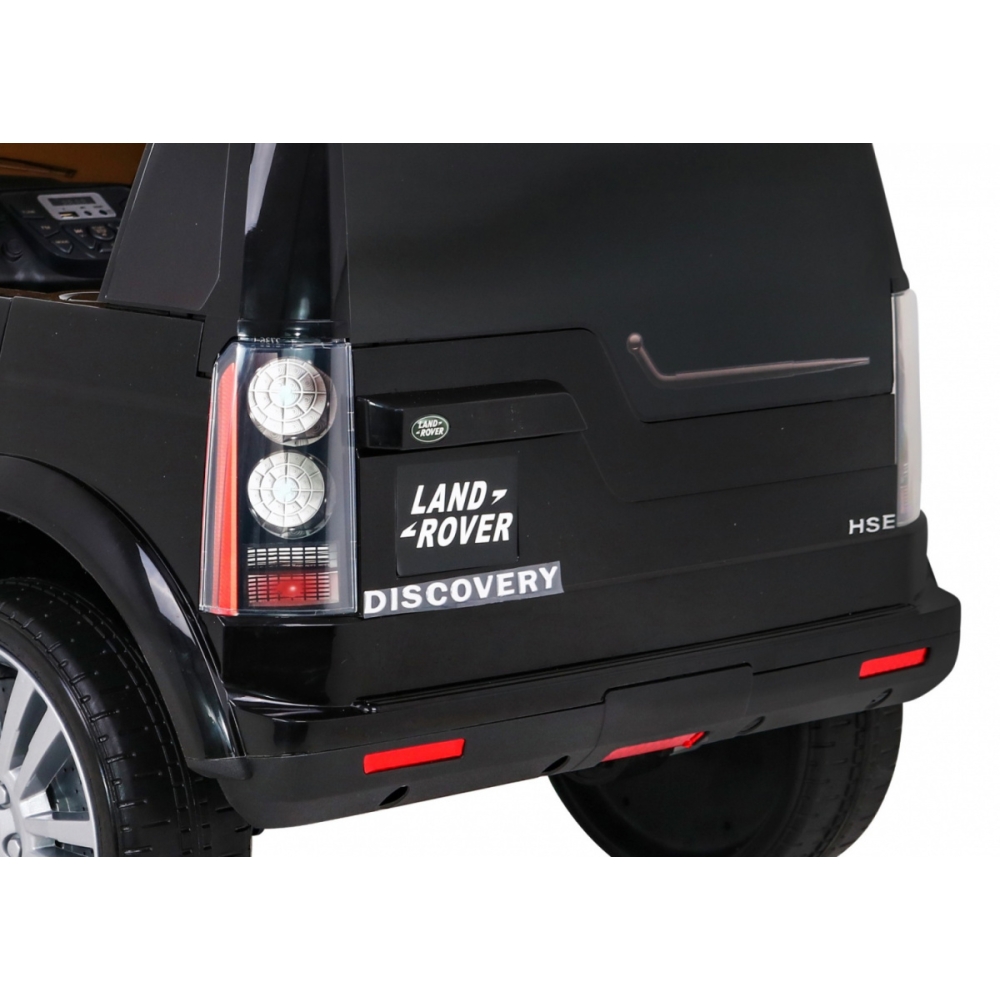 Elektromobilis Land Rover Discovery, juodas-Elektromobiliai vaikams, Visureigiai-e-vaikas