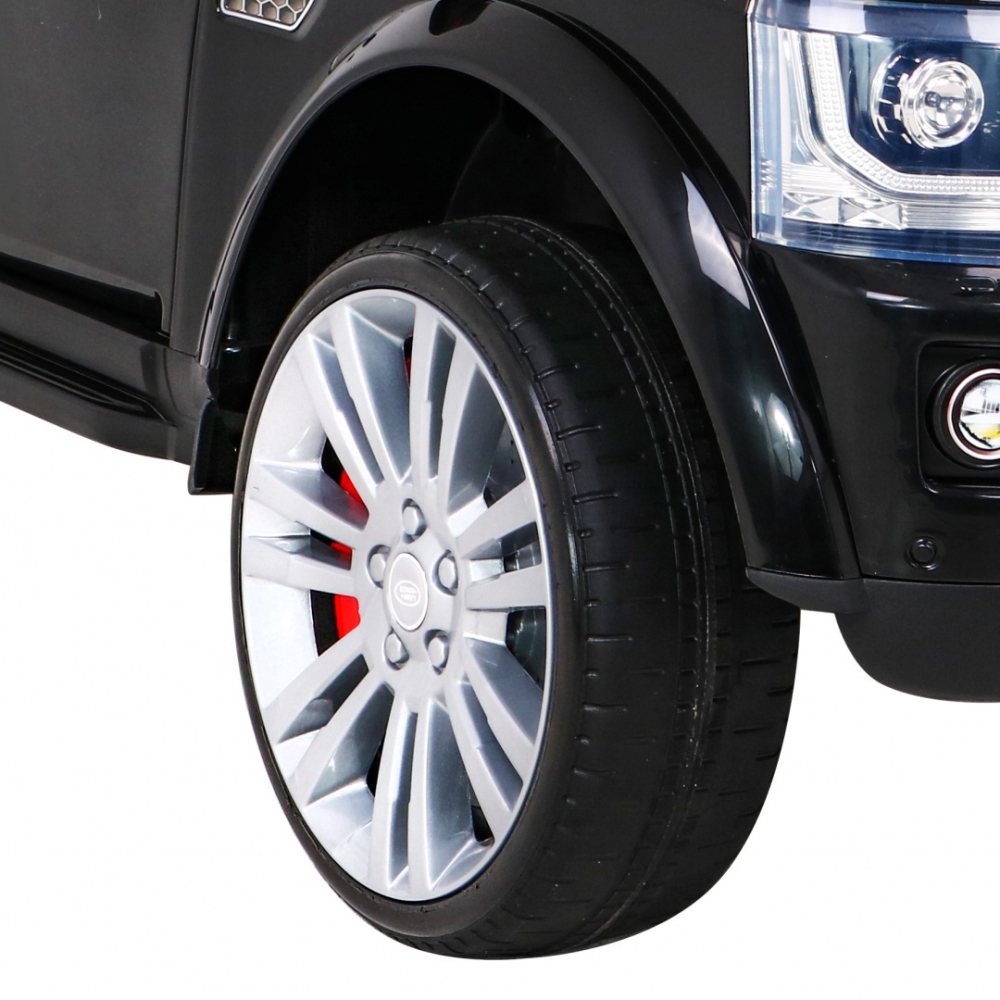 Elektromobilis Land Rover Discovery, juodas-Elektromobiliai vaikams, Visureigiai-e-vaikas
