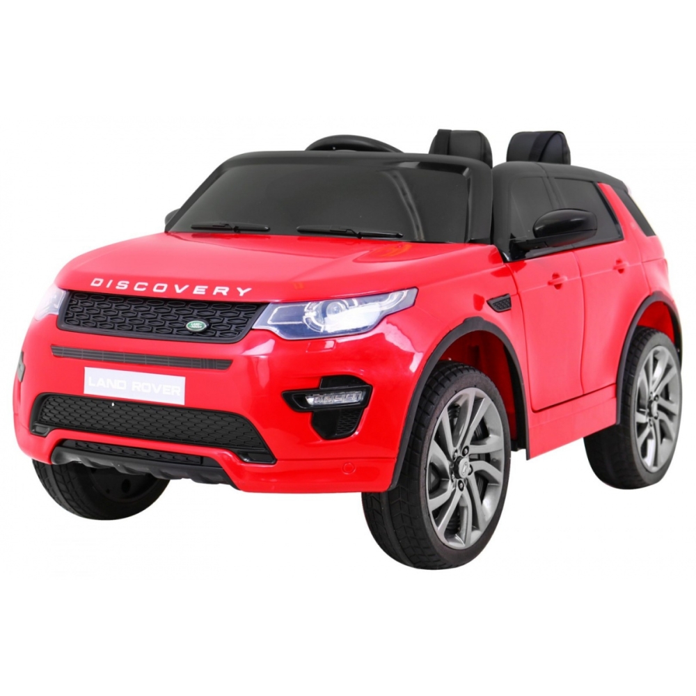 Elektromobilis Land Rover Discovery Ramiz, raudonas-Elektromobiliai vaikams, Visureigiai-e-vaikas