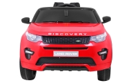 Elektromobilis Land Rover Discovery Ramiz, raudonas-Elektromobiliai vaikams, Visureigiai-e-vaikas