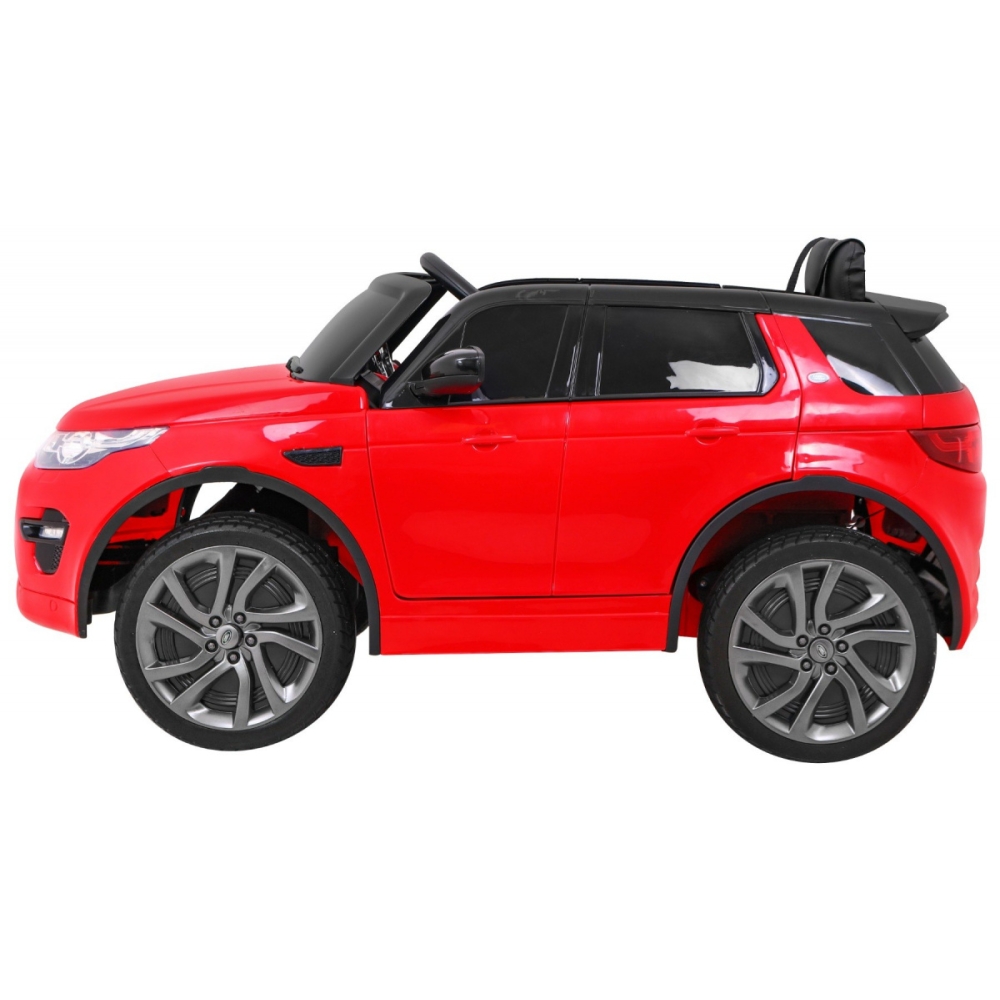 Elektromobilis Land Rover Discovery Ramiz, raudonas-Elektromobiliai vaikams, Visureigiai-e-vaikas