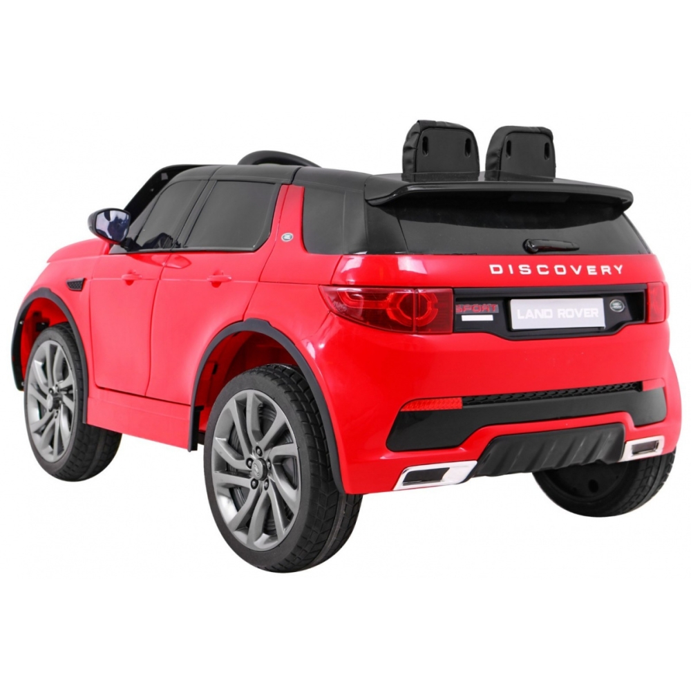 Elektromobilis Land Rover Discovery Ramiz, raudonas-Elektromobiliai vaikams, Visureigiai-e-vaikas