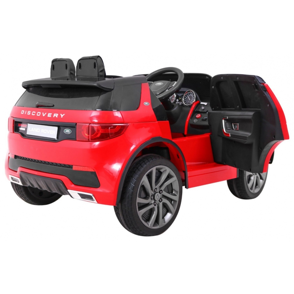 Elektromobilis Land Rover Discovery Ramiz, raudonas-Elektromobiliai vaikams, Visureigiai-e-vaikas