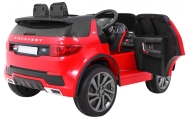 Elektromobilis Land Rover Discovery Ramiz, raudonas-Elektromobiliai vaikams, Visureigiai-e-vaikas