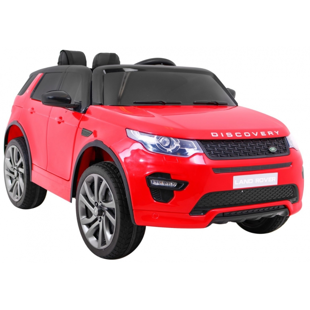 Elektromobilis Land Rover Discovery Ramiz, raudonas-Elektromobiliai vaikams, Visureigiai-e-vaikas