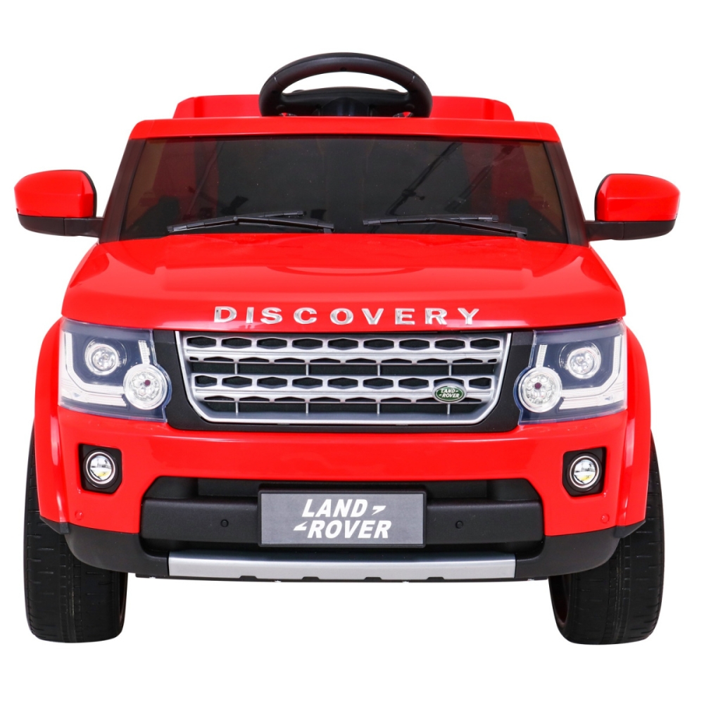 Elektromobilis Land Rover Discovery, raudonas-Elektromobiliai vaikams, Visureigiai-e-vaikas