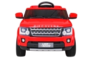 Elektromobilis Land Rover Discovery, raudonas-Elektromobiliai vaikams, Visureigiai-e-vaikas