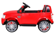 Land Rover Discovery Autko elektryczne dla dzieci Czerwony + Pilot + Koła EVA + Wolny Start + Radio MP3