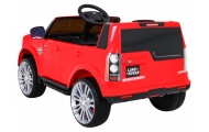Land Rover Discovery Autko elektryczne dla dzieci Czerwony + Pilot + Koła EVA + Wolny Start + Radio MP3