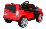 Elektromobilis Land Rover Discovery, raudonas-Elektromobiliai vaikams, Visureigiai-e-vaikas