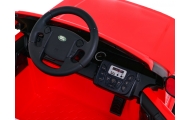 Elektromobilis Land Rover Discovery, raudonas-Elektromobiliai vaikams, Visureigiai-e-vaikas