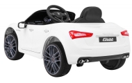 Elektromobilis Maserati Ghibli, baltas-Elektromobiliai vaikams, Mašinos-e-vaikas