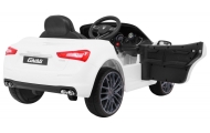 Elektromobilis Maserati Ghibli, baltas-Elektromobiliai vaikams, Mašinos-e-vaikas