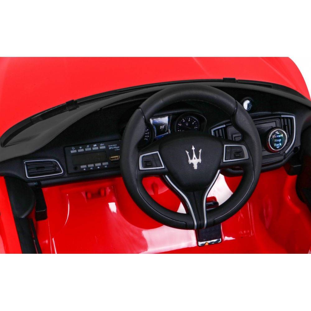 Elektromobilis Maserati Ghibli, raudonas-Elektromobiliai vaikams, Mašinos-e-vaikas