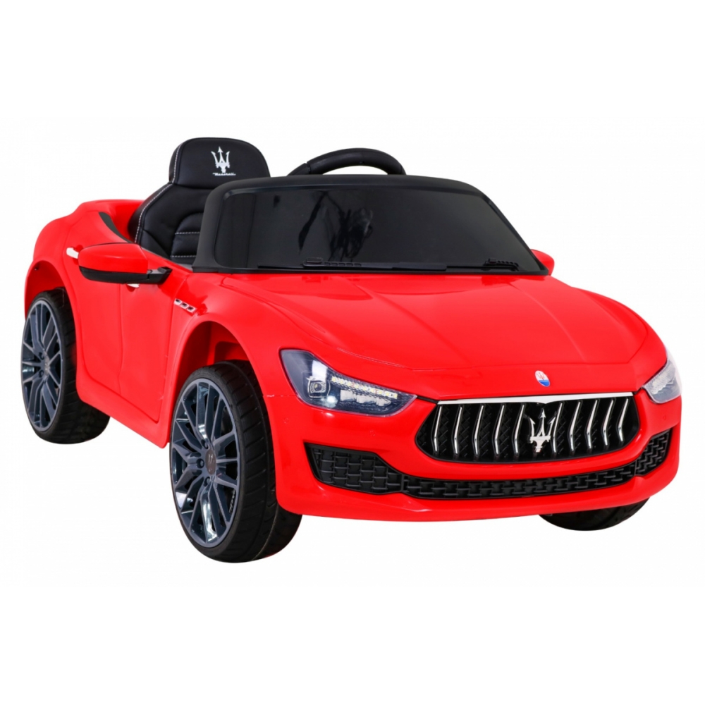 Elektromobilis Maserati Ghibli, raudonas-Elektromobiliai vaikams, Mašinos-e-vaikas