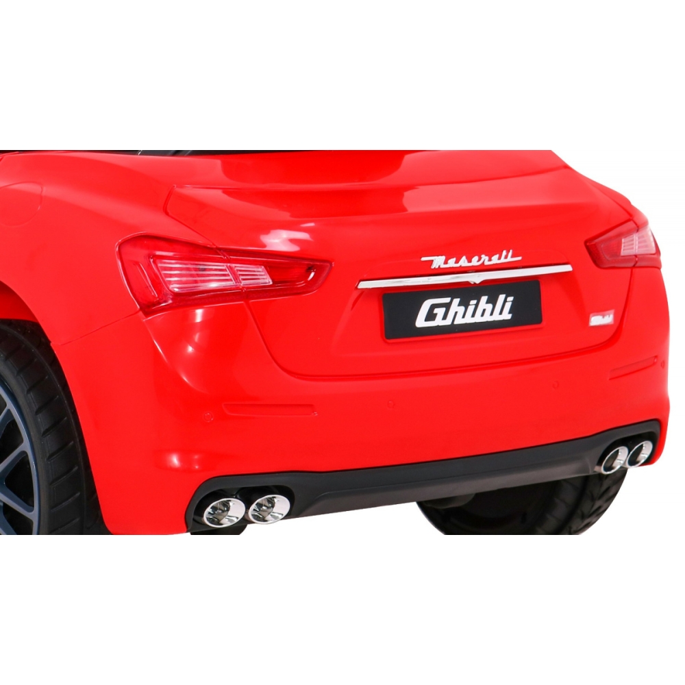 Elektromobilis Maserati Ghibli, raudonas-Elektromobiliai vaikams, Mašinos-e-vaikas