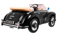 Elektromobilis Mercedes Benz 300S Retro, lakuotas juodas-Elektromobiliai vaikams, Mašinos-e-vaikas