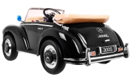 Mercedes Benz 300S Retro dla dzieci Lakier Czarny + Pilot + EVA + Wolny Start + LED MP3