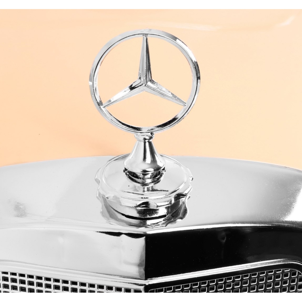 Elektromobilis Mercedes Benz 300S Retro, lakuotas juodas-Elektromobiliai vaikams, Mašinos-e-vaikas