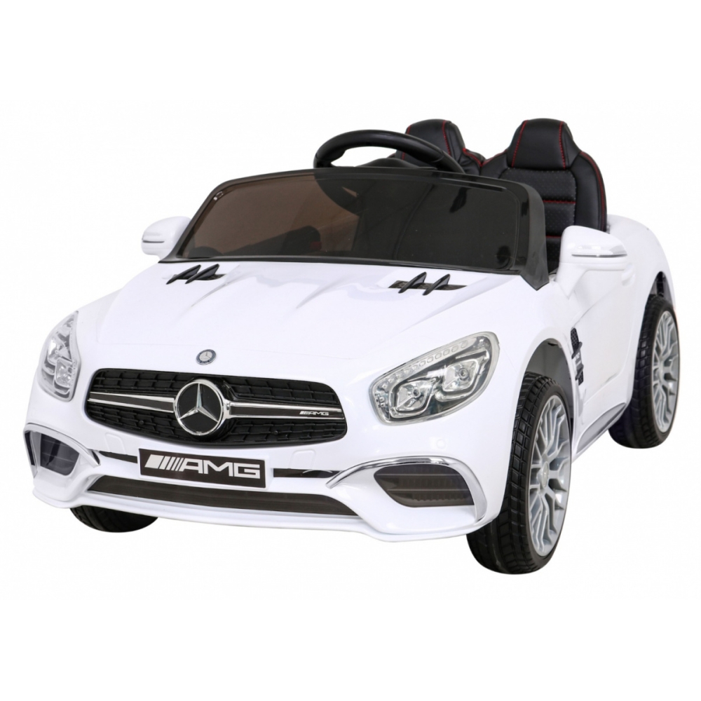 Elektromobilis Mercedes Benz AMG SL65 S, baltas-Elektromobiliai vaikams, Mašinos-e-vaikas