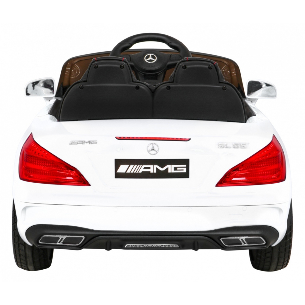 Elektromobilis Mercedes Benz AMG SL65 S, baltas-Elektromobiliai vaikams, Mašinos-e-vaikas