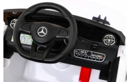 Mercedes Benz AMG SL65 S elektryczny dla dzieci Biały + Pilot + Audio LED + Ekoskóra + EVA + Wolny Start