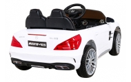 Elektromobilis Mercedes Benz AMG SL65 S, baltas-Elektromobiliai vaikams, Mašinos-e-vaikas