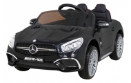 Mercedes Benz AMG SL65 S elektryczny dla dzieci Czarny + Pilot + Audio LED + Ekoskóra + EVA + Wolny Start