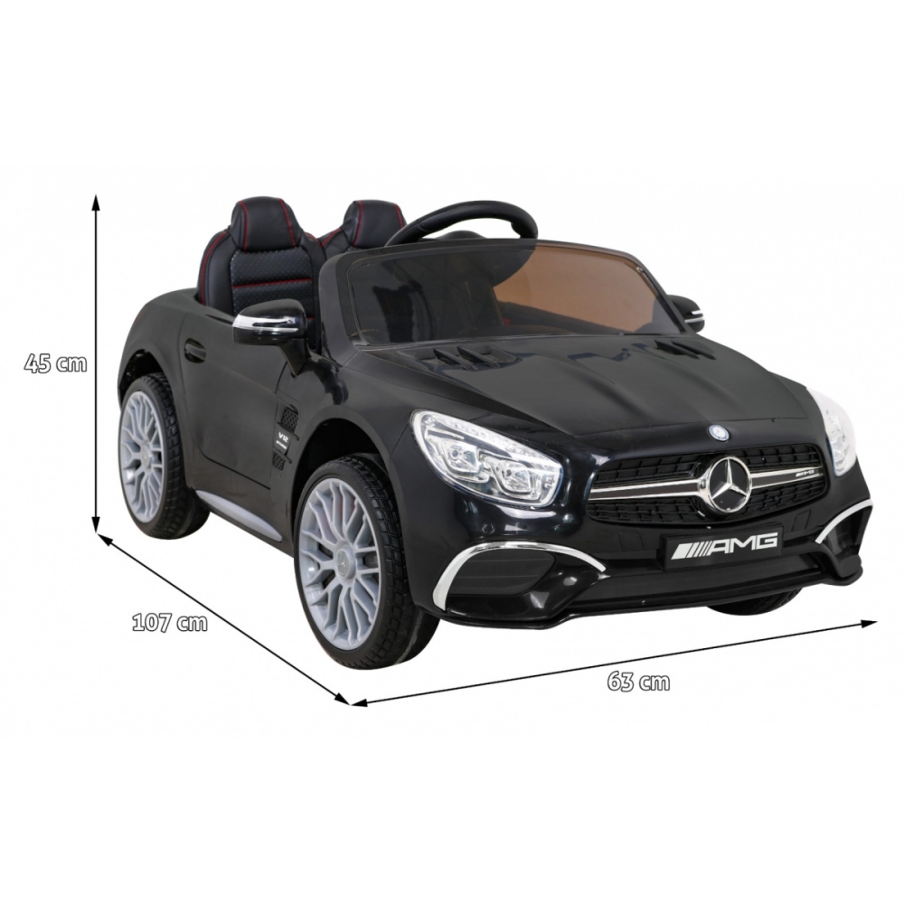 Elektromobilis Mercedes Benz AMG SL65 S, juodas-Elektromobiliai vaikams, Mašinos-e-vaikas